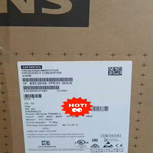 （设备配件）6SL3210-1PE31-8UL0