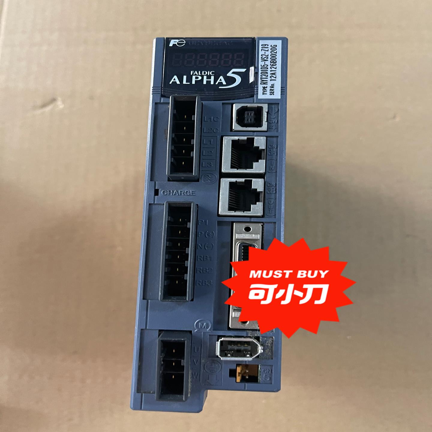 伺服驱动器RYC132B3-VVT2  1300W成色好
