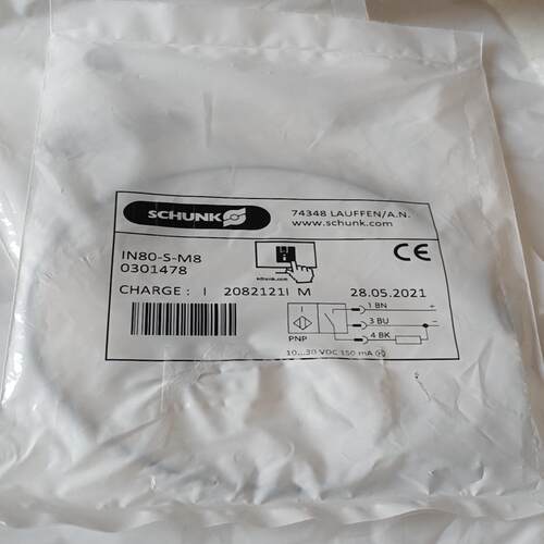 雄克IN 80/S-M8  0301478 SCHUNK雄克