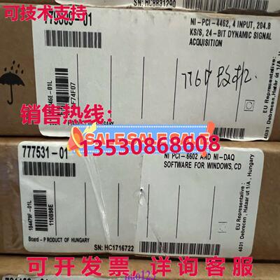原装供应PCI-4462 779309-01 NI Vibration Sound Capture Brand