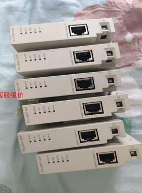 三菱FX3U-ENET-ADP原装正品拆机功能包好橙色新