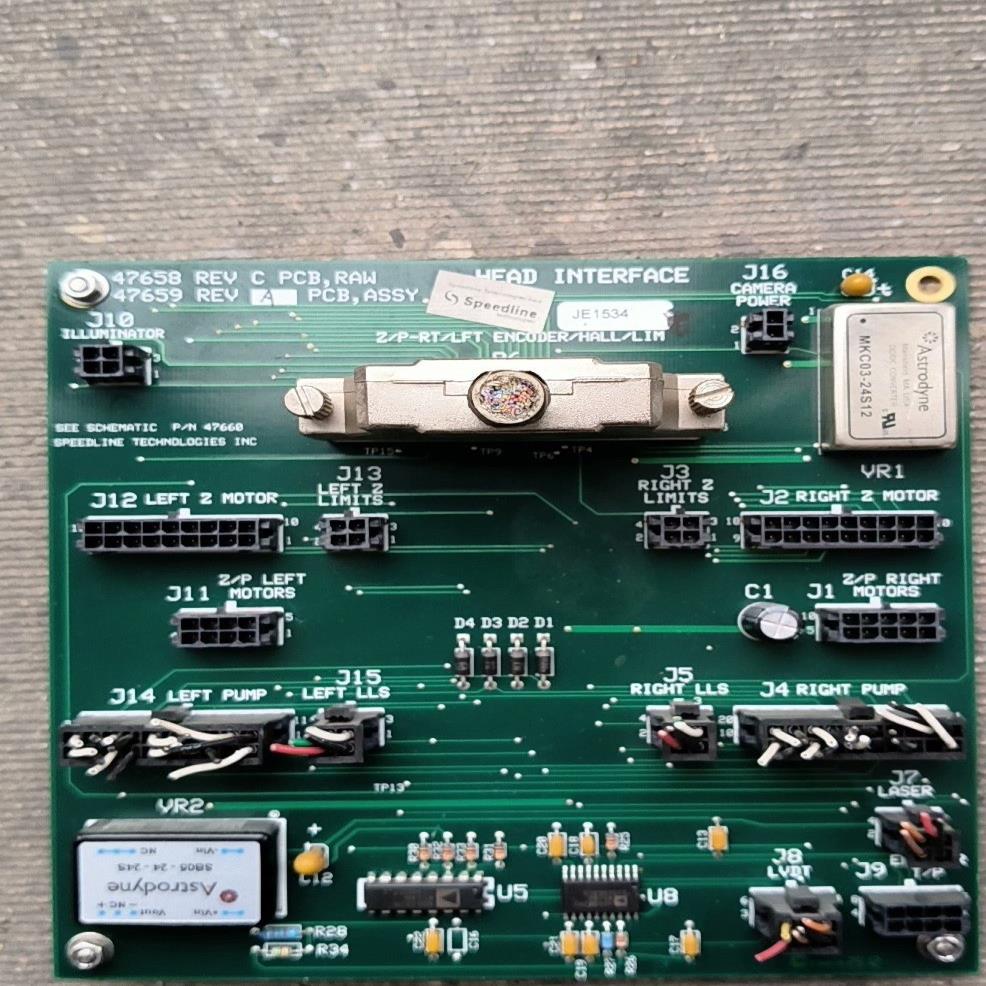 [德峰]拆机Speedline点胶机8000头部板卡和控制卡+476