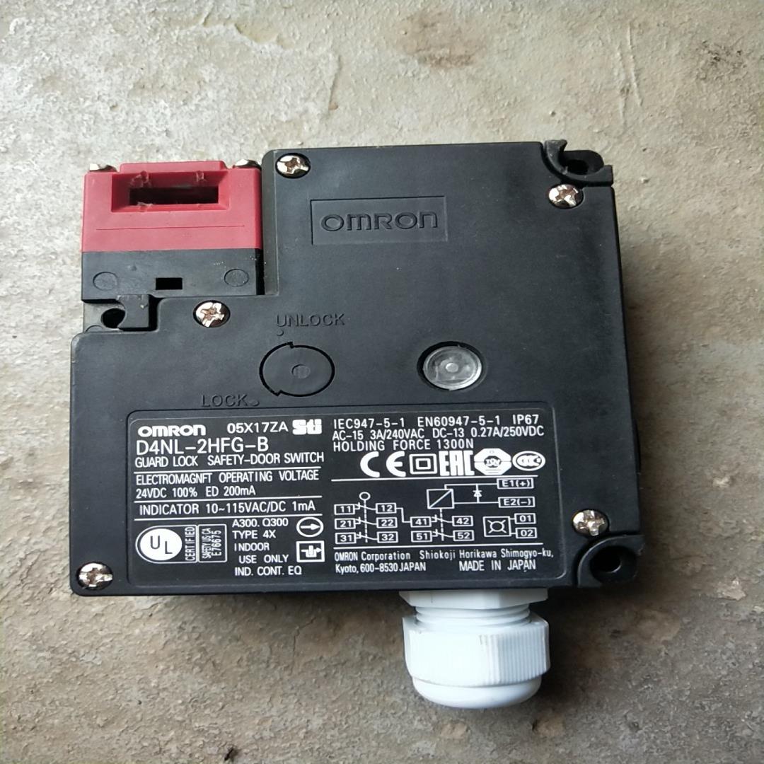 全新电磁锁安全门开关D4NL-1HFG-B D4NL-2HF