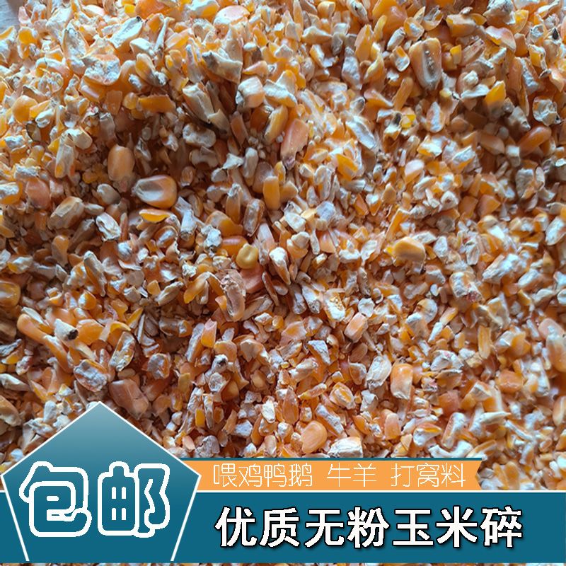 玉米碎喂鸡鸭鹅养殖专用饲料50斤