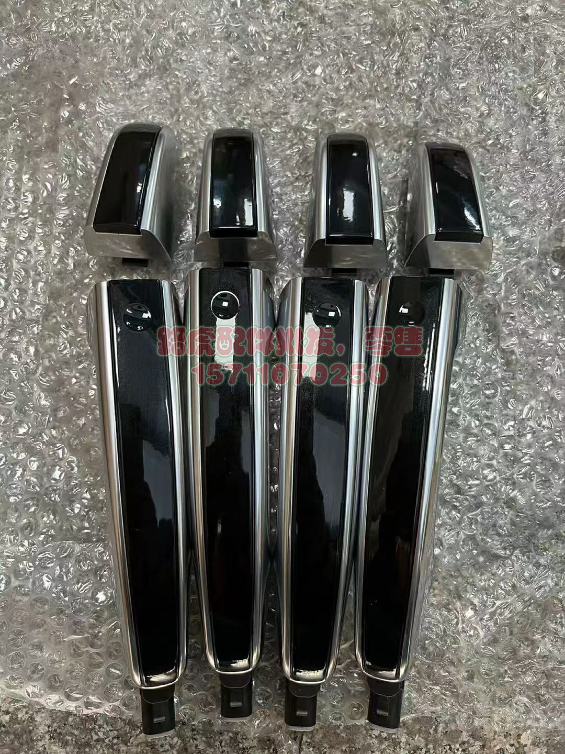 路虎揽胜行政极光运动发现5捷豹车门拉手盖罩门外壳改装新款亮黑