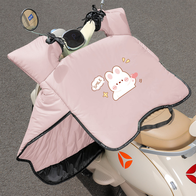 电动车挡风被冬季加绒加厚