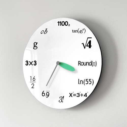 莫句简约时钟挂墙石英钟挂表