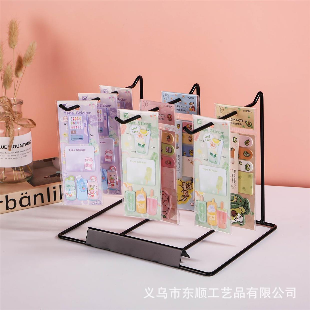 铁艺首饰架多挂钩收纳架挂架唇膏小饰品架子桌面挂件展示架整理架图片