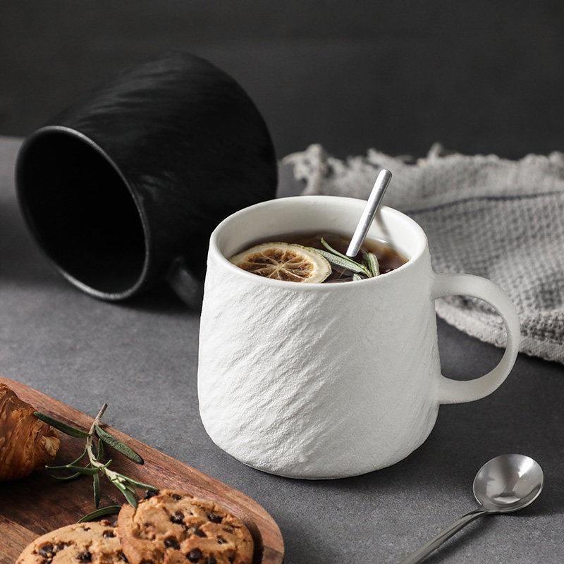 简约陶瓷马克杯水杯早餐杯挂耳咖啡杯大容量杯子泡茶杯办公室家用图片