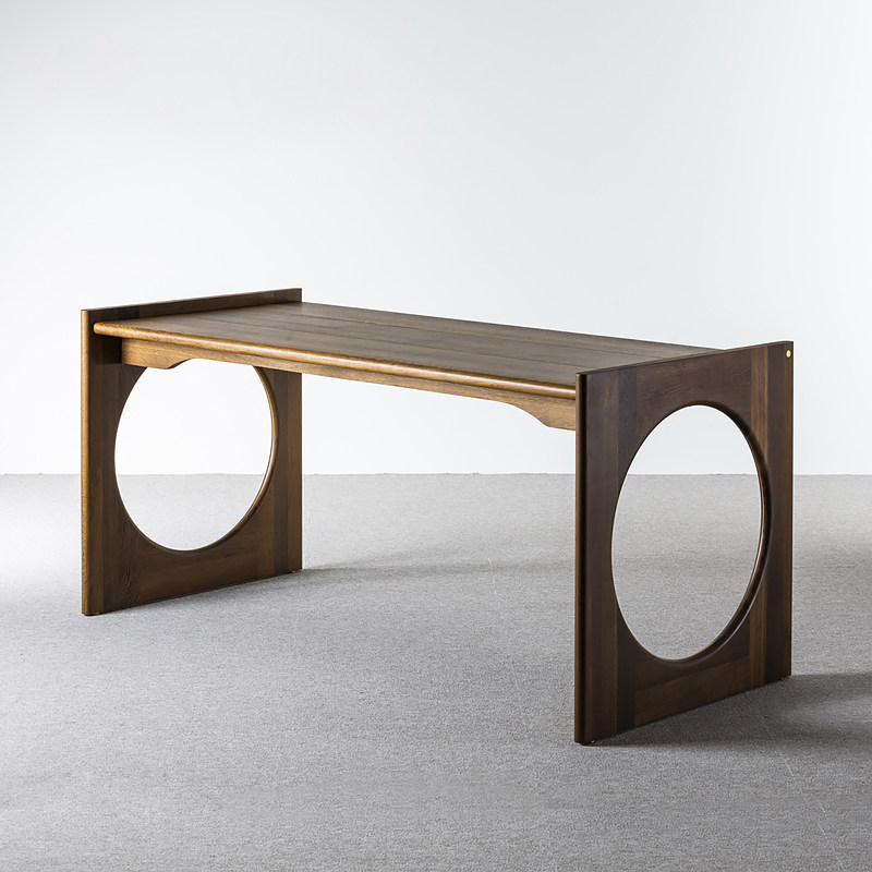 艺术符号进口英国实木金属书桌