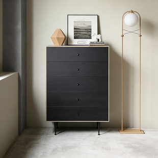 艺术符号北欧表情norhor宾纳进口中古复古乡村萨兰达5斗边柜高脚