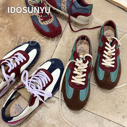 IDOSUNYU复古真皮德训鞋