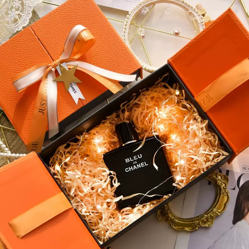 爱的国度仪式感爱马仕橙蝴蝶结礼盒伴手礼包装盒
