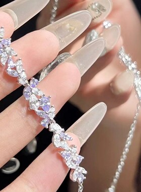 紫藤花手链一见钟情小蛮腰恋语简约有钱兔守护之心