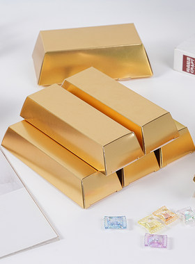 仿真金砖礼品盒包装盒折叠纸盒