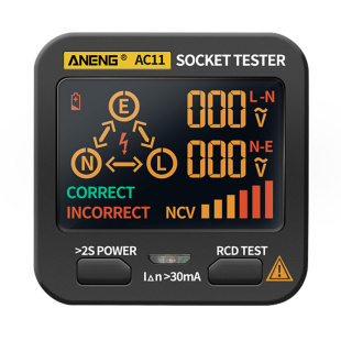 相位检测仪多功能插座测试仪电源极性验电器地线漏电美英欧规插头