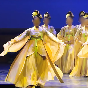 《清平调》专业定制女子群舞民族舞蹈同款演出服舞台演出表演服装