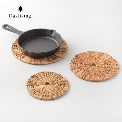 oakliving秋藤手工编织餐垫