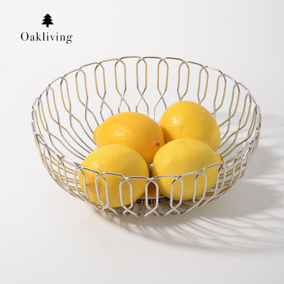 oakliving304不锈钢北欧风面包篮家用厨房水果蔬菜轻奢摆件收纳,餐饮具,果盆/果盘/果篮,淘宝优惠券,粉丝福利购,淘宝优惠卷