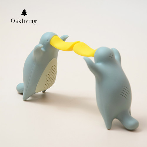 oakliving硅胶茶滤创意鸭嘴兽