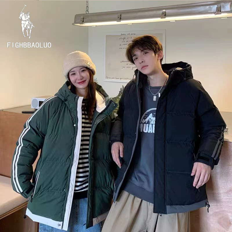 闪电保罗冬季新款加厚男女棉衣