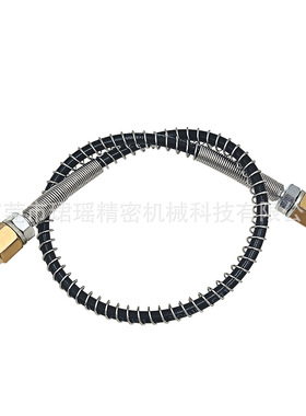 M10*1螺纹50cm全弹簧高压管8mm母头过气管软管64mpa/9000psi气动