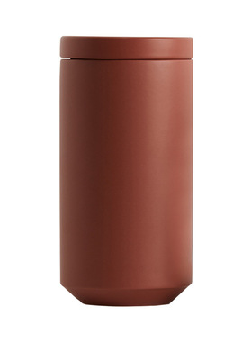 Darchin现代简约几何橙色储物罐高中低款样板房展厅餐厅厨房橱柜