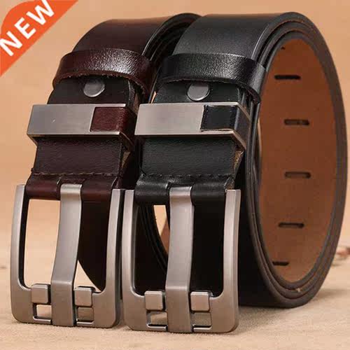 Cow Genuine Leather Luxury Strap Male Belts for Men New Larg