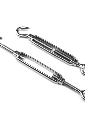 Stainless Steel Turnbuckle Adjustment Hook Eye Screw Wire Ro