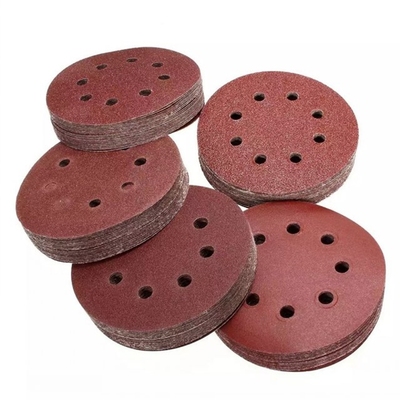 50Pcs 125mm Sanding Disc 5 Inch 8 Hole Orbital Sander Sandpa