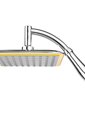 ABS Chrome 9 Inch Square Thin Rotatable Top Rain Shower Head