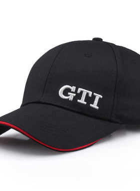Fashion embroidery Letter GTI baseball caps solid wash cotto