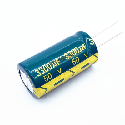 10~50pcs/lot 50V high frequency low impedance 50V 3300UF alu