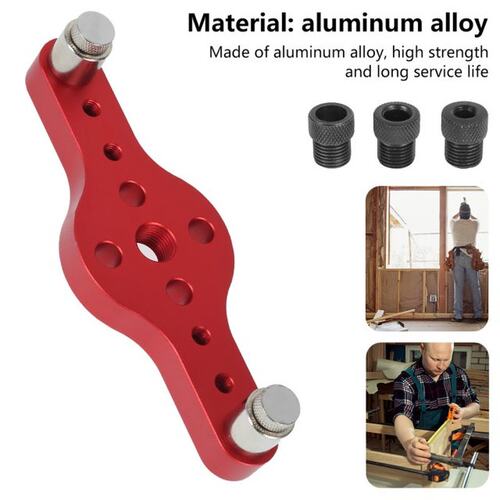 Vertical Pocket Hole Jig Woodworking 6/8/10mm Drilling Locat