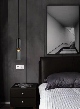 Postmodern Light Luxury Copper Crystal Single Head Chandelie