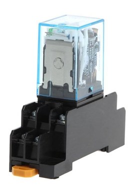 LY2NJ Intermediate Relay DC 12V 10A 8 Pin Relay with Socket