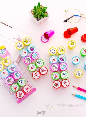 10 pcs/set English Teacher Reviews Stamps Seal set For Scrap