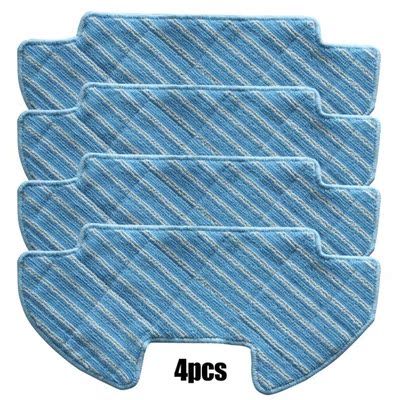 4pcs Washable Reusable Mopping Mat For Powerbot-E VR05R5050W
