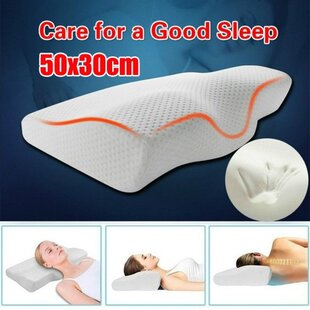 Slow Rebound Memory Foam Pillow Cervical Contour Pillow for