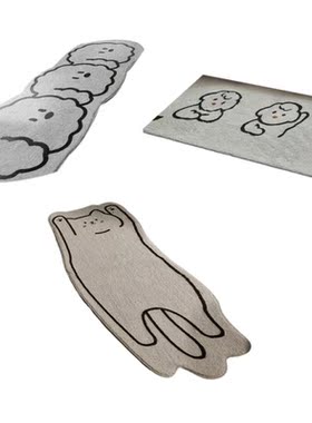 2022 New Cute Cartoon Carpet Lovely Soft Floor Mat Sofa Lace