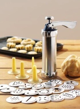 Hot Manual Cookie Press Stamps Set Baking Tools 24 In 1 With