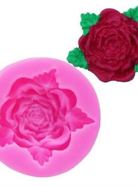 3D Rose Flower Bloom Silicone Fondant Soap Cake Mold