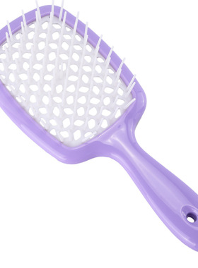 Purple Hollowed Out Tangled Hair Brush Hair Styling Tools