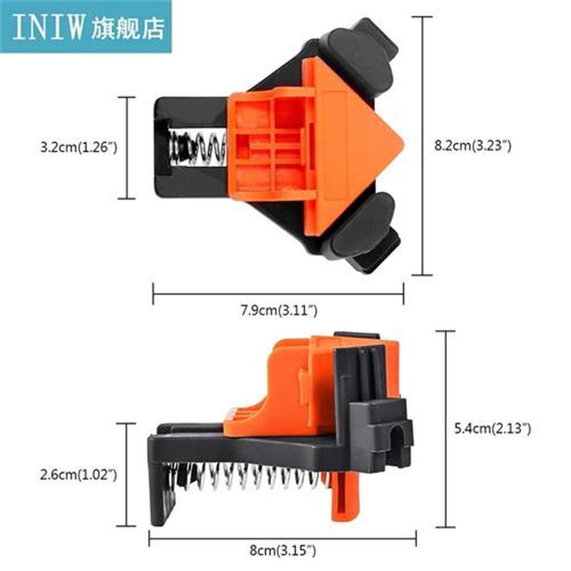 90 Degree Right Angle Clamp Fixing Clips Picture Frame Corne