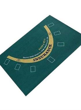 Double-Sided Poker Mat Craps Table & Blackjack Casino Fe