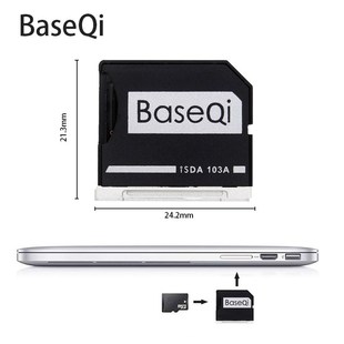 BASEQI Card-Adapter Macbook for Pro Aluminum 103A
