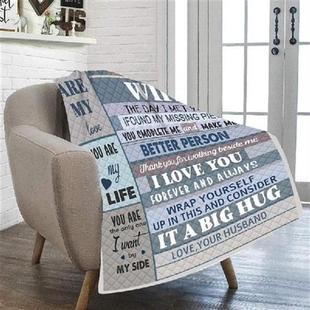 Print Love Letters Letter Blanket Express Daughter
