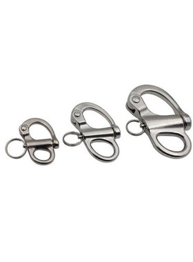1Pc 316 Stainless Steel Fixed Snap Shackle Quick Release Fix