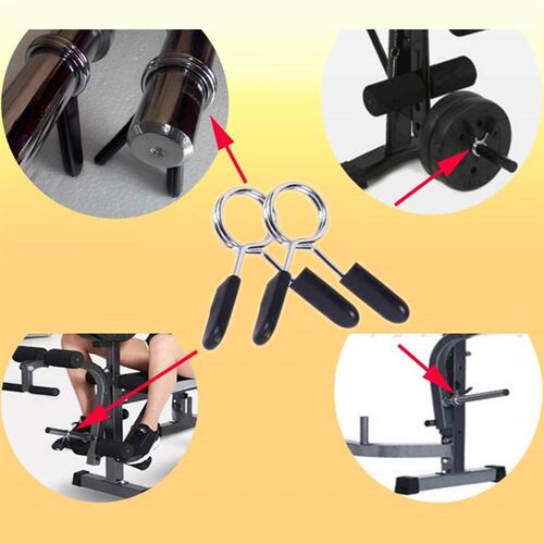 5Pcs 24mm Spinlock Collars Barbell Collar Lock Dumbell Clips