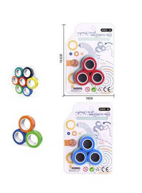 3PCS/Pack Hot Sale FinGears Magnetic Rings Anti-stress Stre